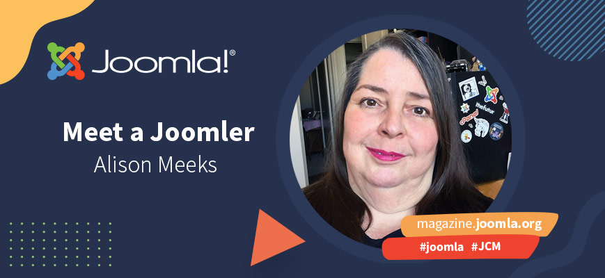 Graphic from Joomla Community Magazine interview Alison Meeks